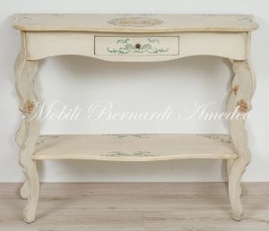 OC287 Consol Laccata Decori Legno Massello 01